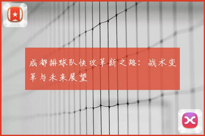 成都排球队快攻革新之路:战术变革与未来展望