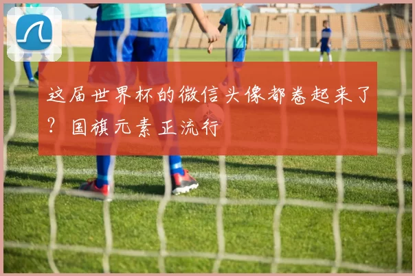 这届世界杯的微信头像都卷起来了？国旗元素正流行